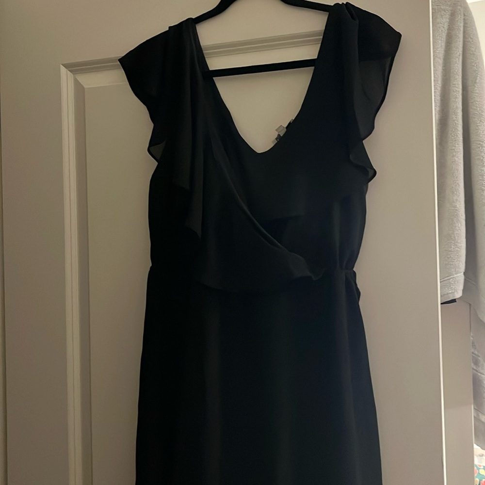 Black Baltic Born wrap dress size XXXL